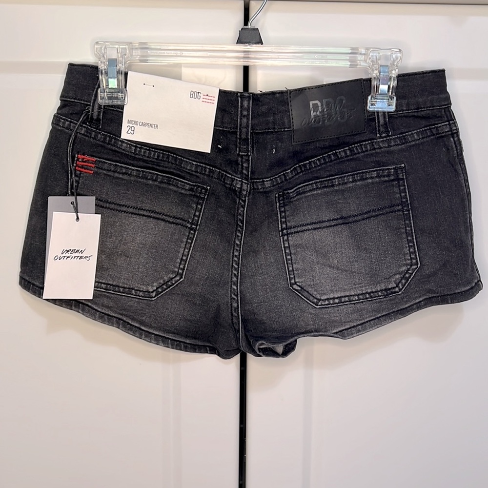 NWT UO BDG Micro Carpenter Denim Shorts Sz 29 - Picture 8 of 8